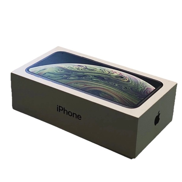 iPhone XS Box Original Apple Retail Packaging with Manual Sim Tool- BOX ONLY - Picture 1 of 9